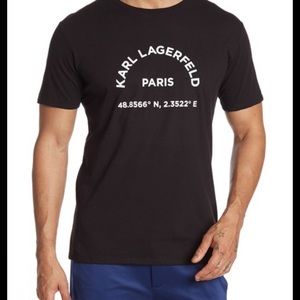 KARL LAGERFELD PARIS Location Graphic Tee NWT